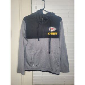 Youth NFL Team Apparel Kansas City Chiefs Hoodie Football S 1/4 Zip Graphic
